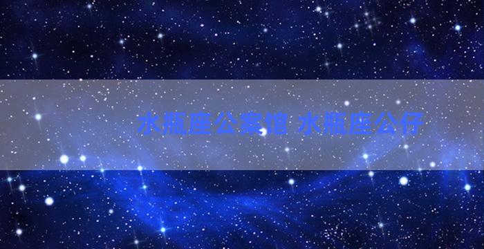 水瓶座公案馆 水瓶座公仔